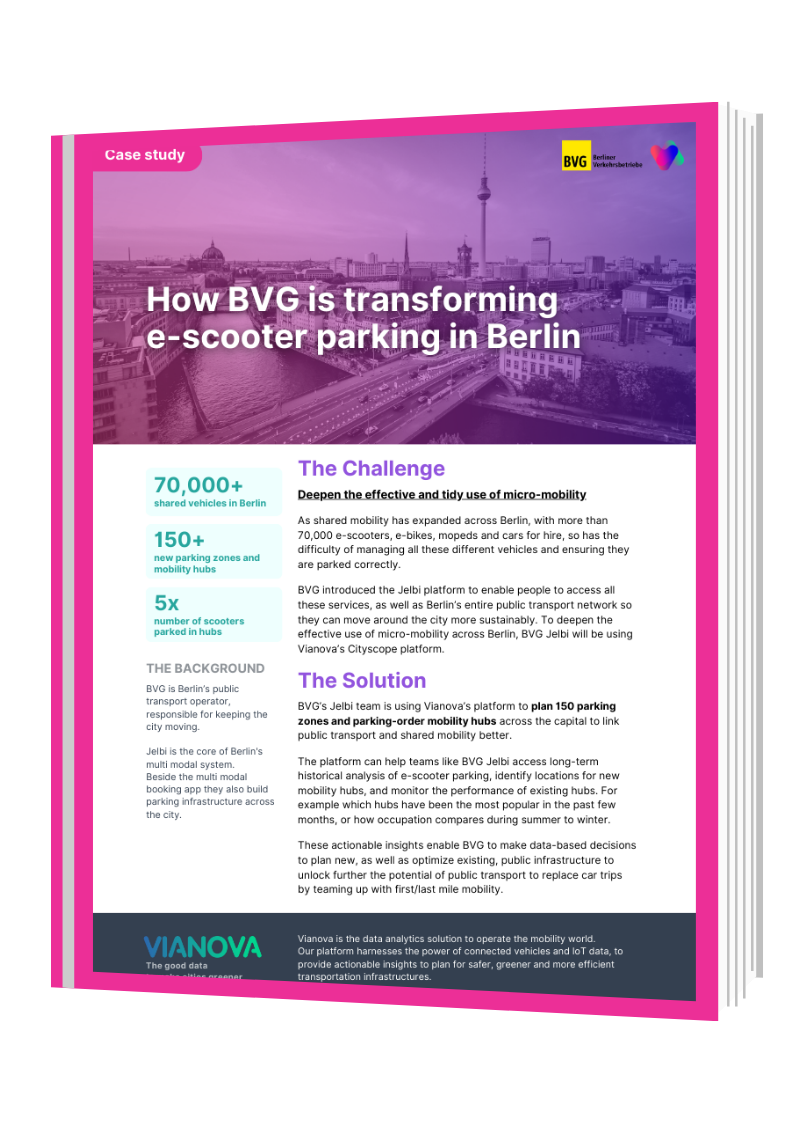 [Transport Planning] BVG Jelbi - Vianova Success Story
