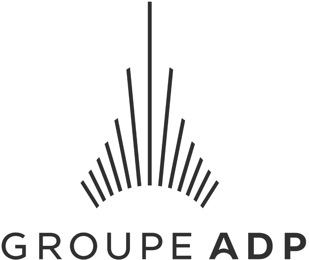 Groupe ADP logo grey